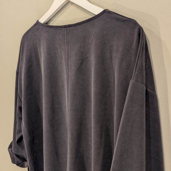 J. Jill PureJill Dress Slate SandWashed Blue Grey Lagenlook Coastal - Size S - Picture 5 of 5